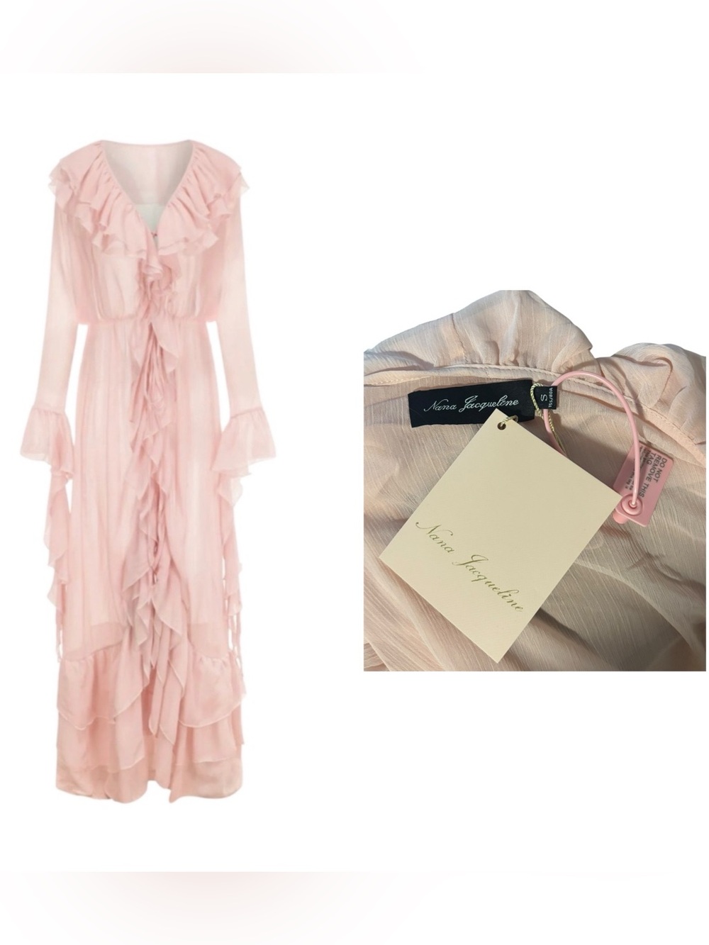 Nana Jacqueline Brielle Chiffon Ruffle Dress - Picture 5 of 5
